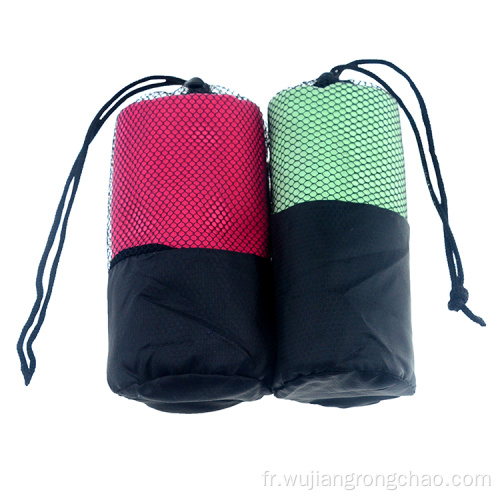 Serviettes à séchage rapide personnalisées ultra absorbantes Hot Sale 2019 avec sac en filet